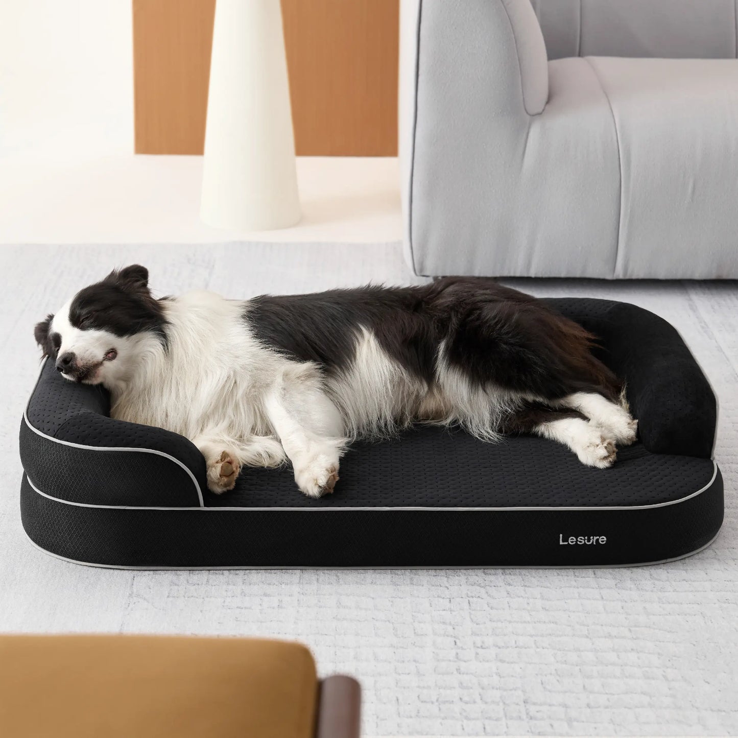 Lesure Realortho Orthopedic Dog Bed for Joint Support in Large and Senior Dogs