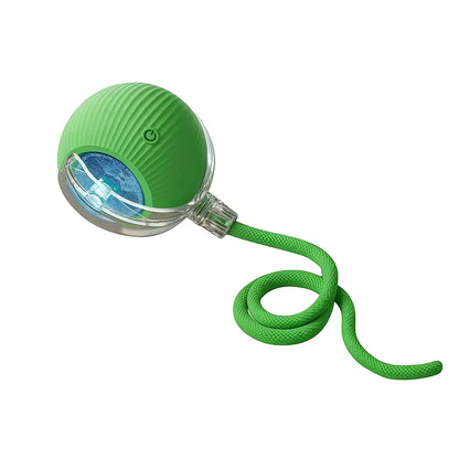 Mizusu Interactive Teaser Toy for Cats and Dogs with Two Additional Tails - Rolling Ball Toy for Kittens and Pets, Ideal Dog and Cat Accessories