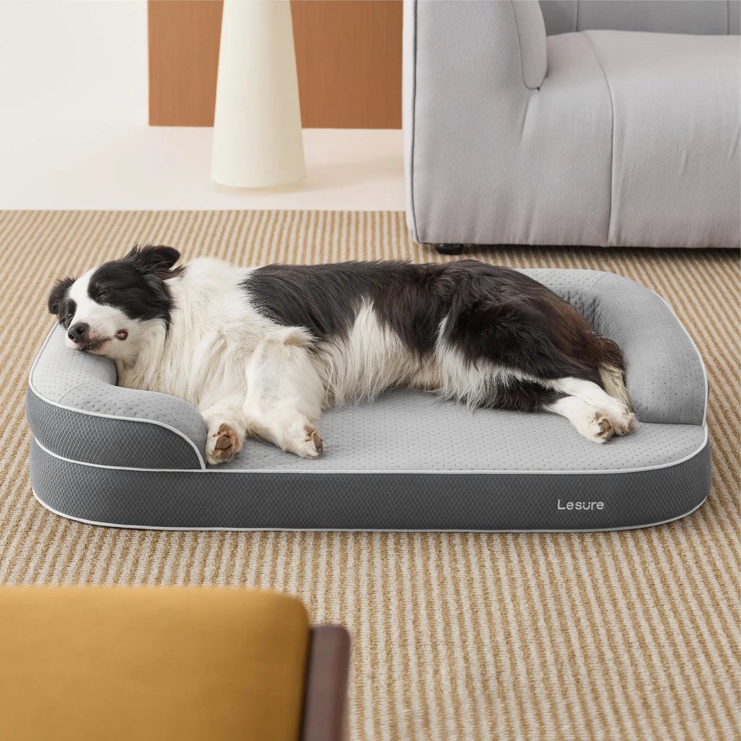 Lesure Realortho Orthopedic Dog Bed for Joint Support in Large and Senior Dogs